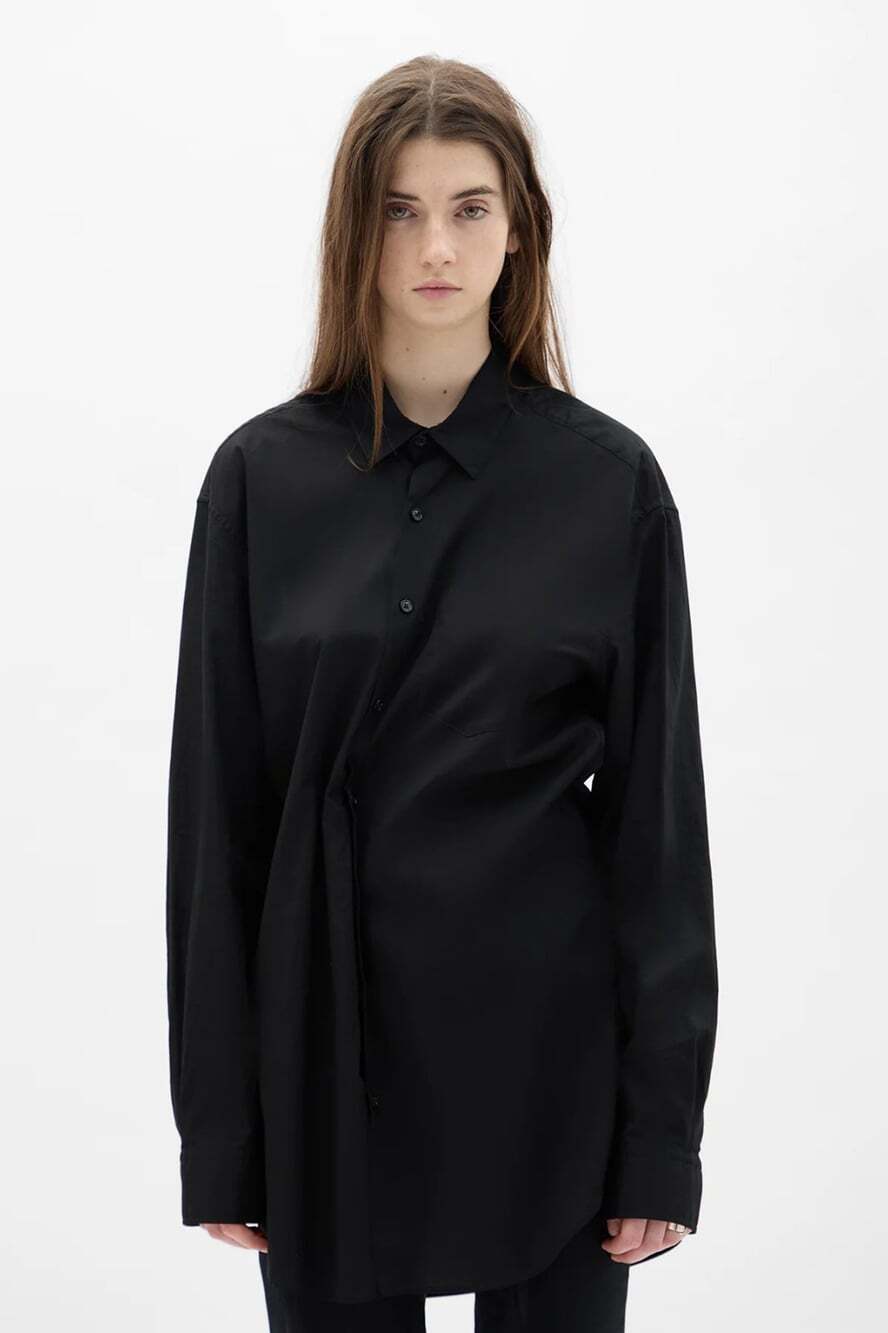 Ann Demeulemeester Elisabeth High Comfort Shirt US 2 IT 38 Womens Black $750